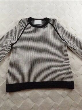 Maria Mcmanus Cashmere Crew Sweater Womens Small Tear Drop Open Back MSRP $970